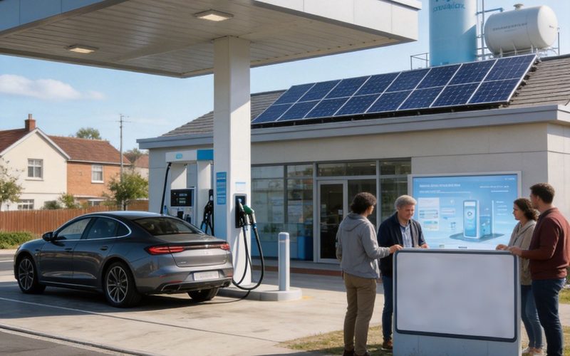 Civil Hydrogen Refueling, heating & daily energy