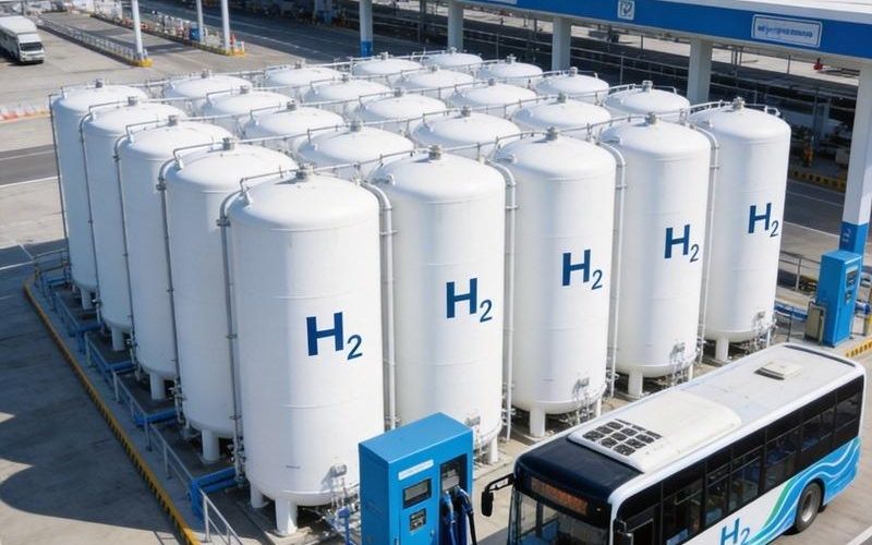 Large Hydrogen Production & Refueling Hubs